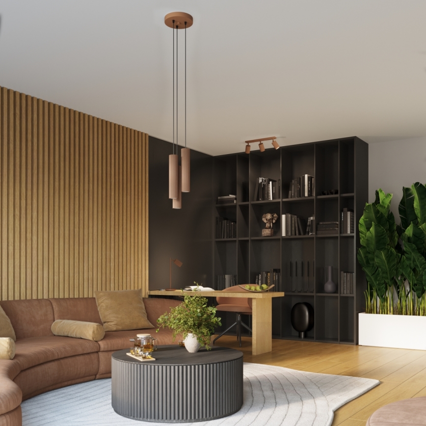 Brilagi - LED Lustr na lanku CRESTO 1xGU10/10W/230V hnědá