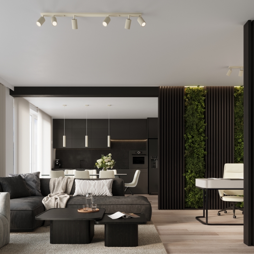 Brilagi - LED Lustr na lanku CRESTO 1xGU10/10W/230V krémová