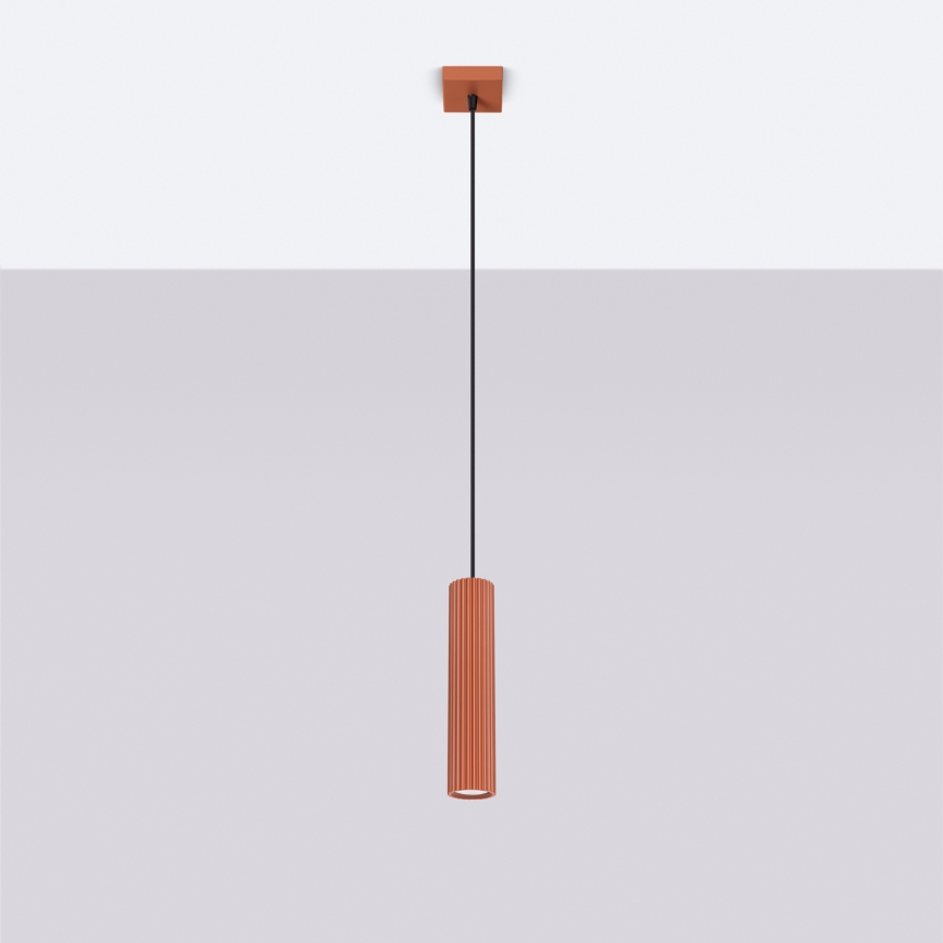 BRILAGI - LED Lustr na lanku CRESTO 1xGU10/10W/230V oranžová