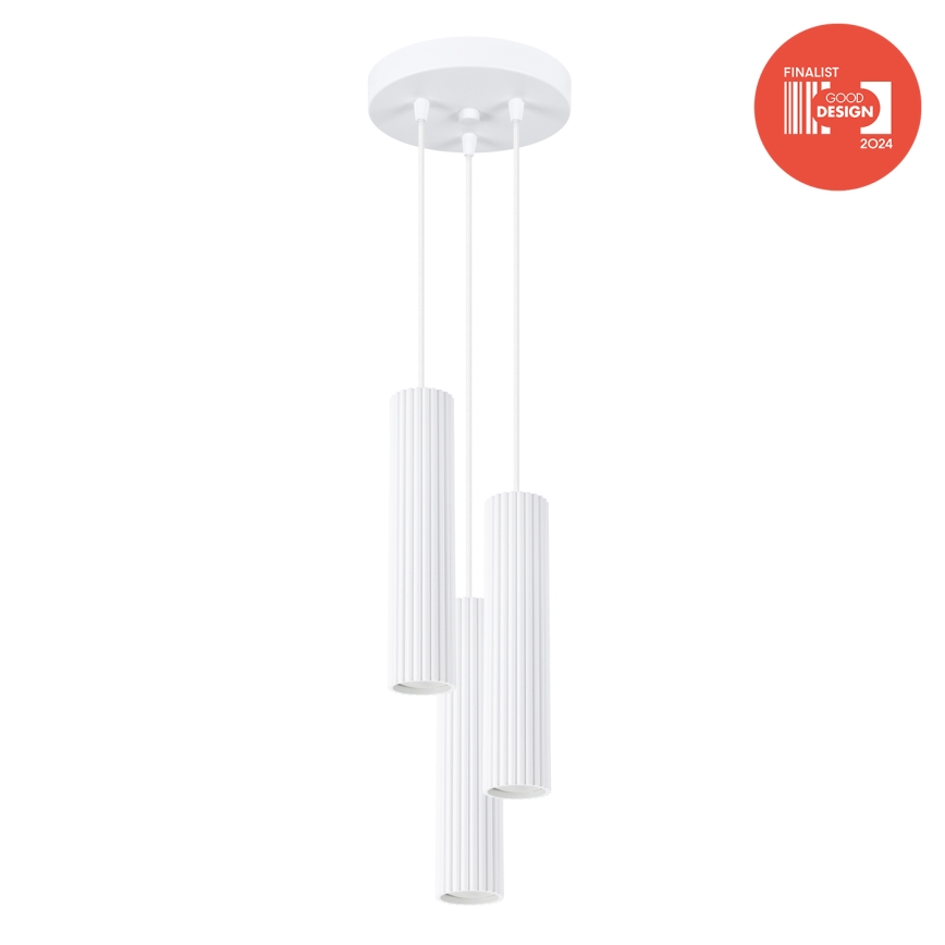 Brilagi - LED Lustr na lanku CRESTO 3xGU10/10W/230V bílá
