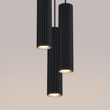 Brilagi - LED Lustr na lanku CRESTO 3xGU10/10W/230V černá