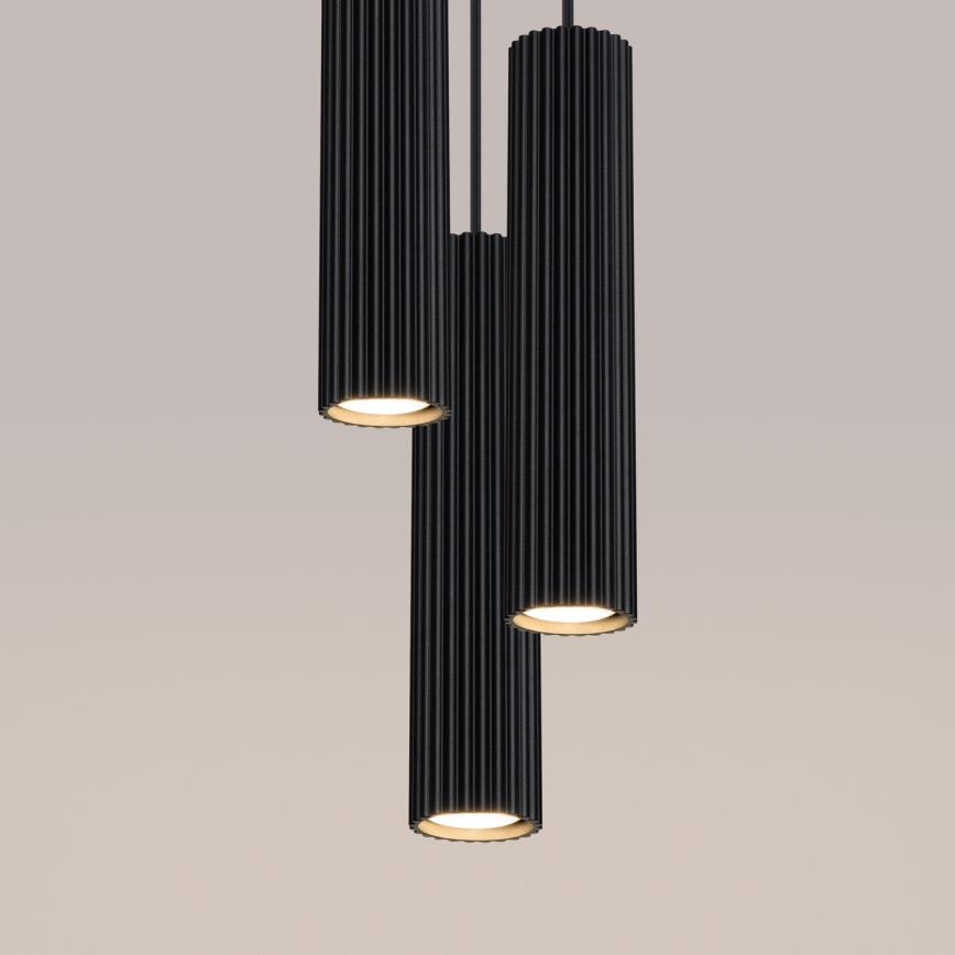 Brilagi - LED Lustr na lanku CRESTO 3xGU10/10W/230V černá