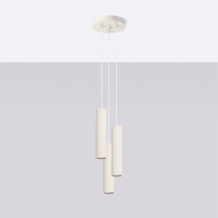Brilagi - LED Lustr na lanku CRESTO 3xGU10/10W/230V krémová