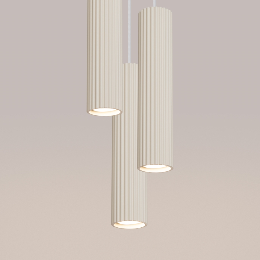 Brilagi - LED Lustr na lanku CRESTO 3xGU10/10W/230V krémová