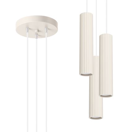 Brilagi - LED Lustr na lanku CRESTO 3xGU10/10W/230V krémová