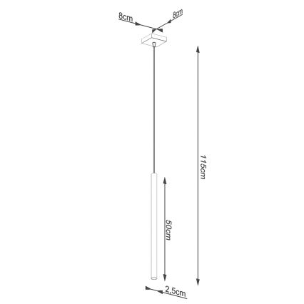 Brilagi - LED Lustr na lanku DRIFA 1xG9/4W/230V zlatá