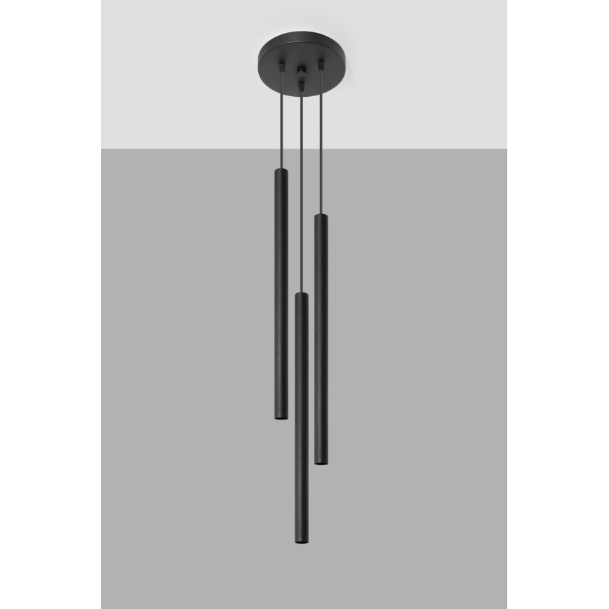 Brilagi -  LED Lustr na lanku DRIFA 3xG9/4W/230V černá