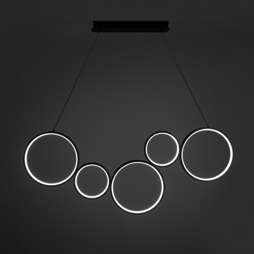 Brilagi - LED Lustr na lanku ECHO LED/60W/230V 4000K 100 cm černá