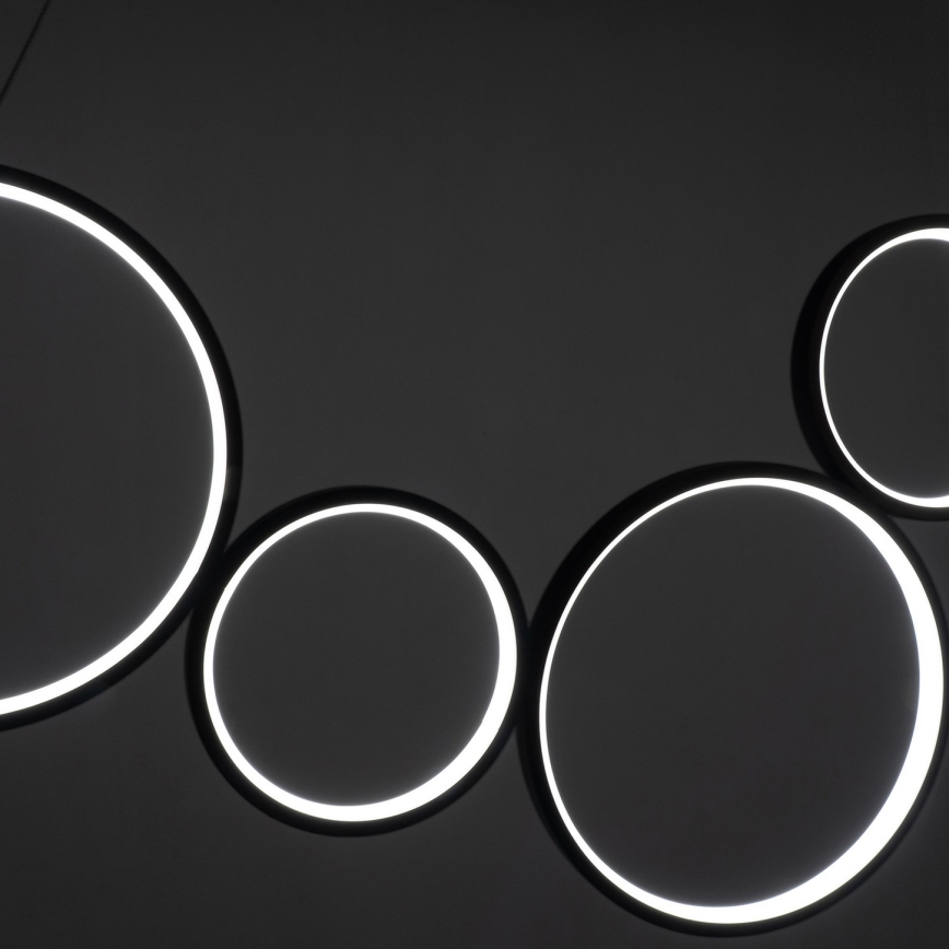 Brilagi - LED Lustr na lanku ECHO LED/60W/230V 4000K 100 cm černá