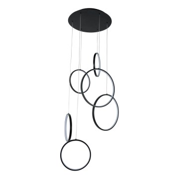 Brilagi - LED Lustr na lanku ECHO LED/80W/230V 4000K pr. 50 cm černá