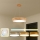 Brilagi - LED Lustr na lanku FALCON WOOD LED/30W/230V 3000/4000/6000K pr. 45 cm dřevo