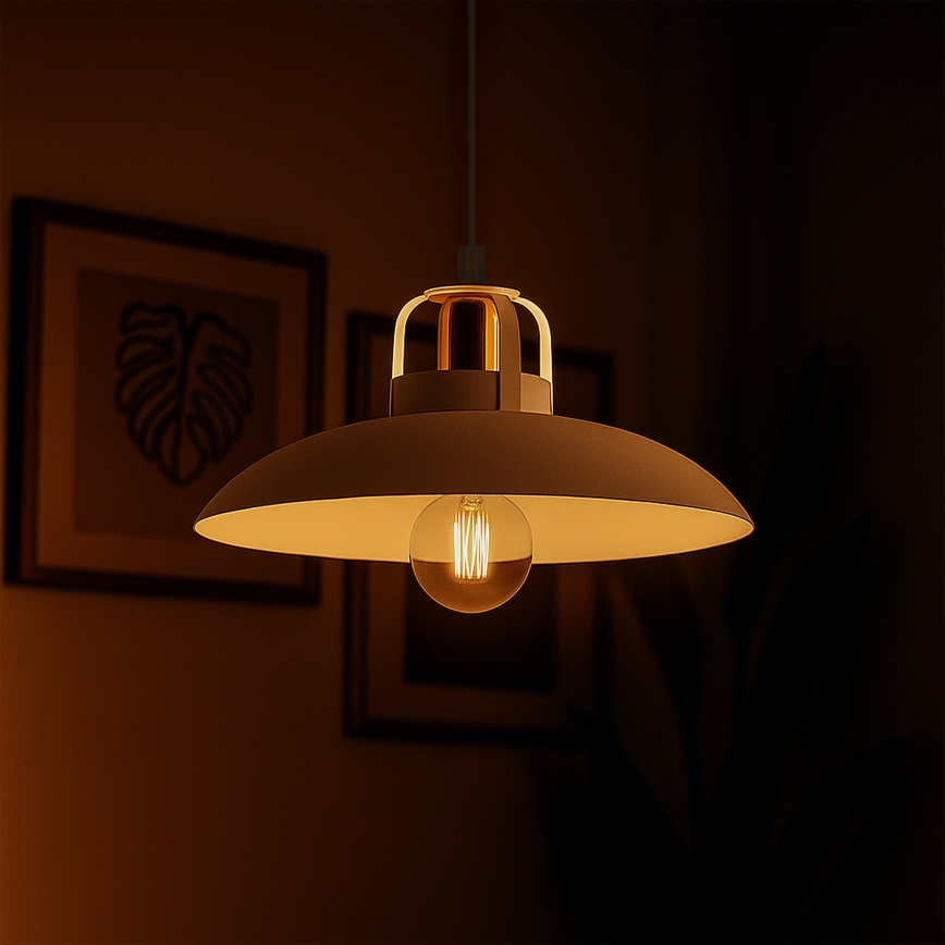 Brilagi - LED Lustr na lanku FLAMENGO 1xE27/60W/230V bílá