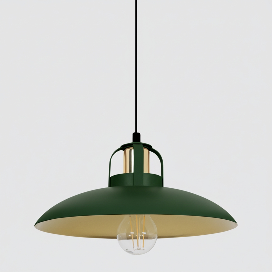 Brilagi - LED Lustr na lanku FLAMENGO 1xE27/60W/230V zelená