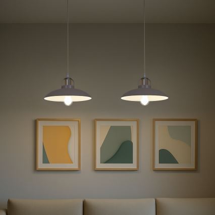 Brilagi - LED Lustr na lanku FLAMENGO 2xE27/60W/230V béžová