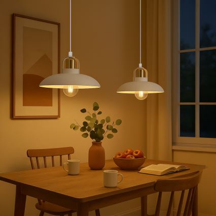 Brilagi - LED Lustr na lanku FLAMENGO 2xE27/60W/230V bílá