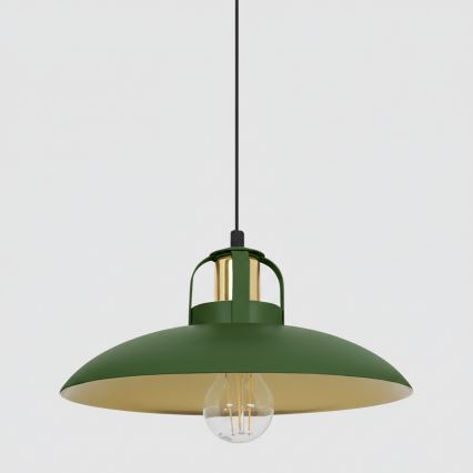 Brilagi - LED Lustr na lanku FLAMENGO 2xE27/60W/230V zelená