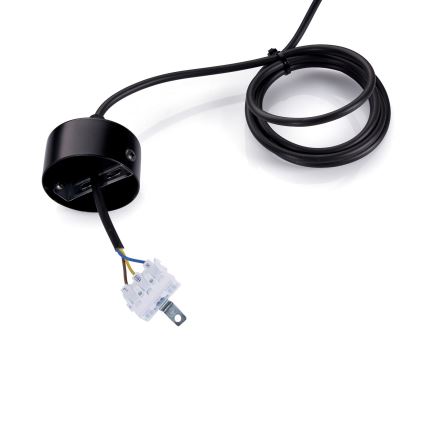 BRILAGI - LED Lustr na lanku GARDALINE LED/100W/230V dub/černá