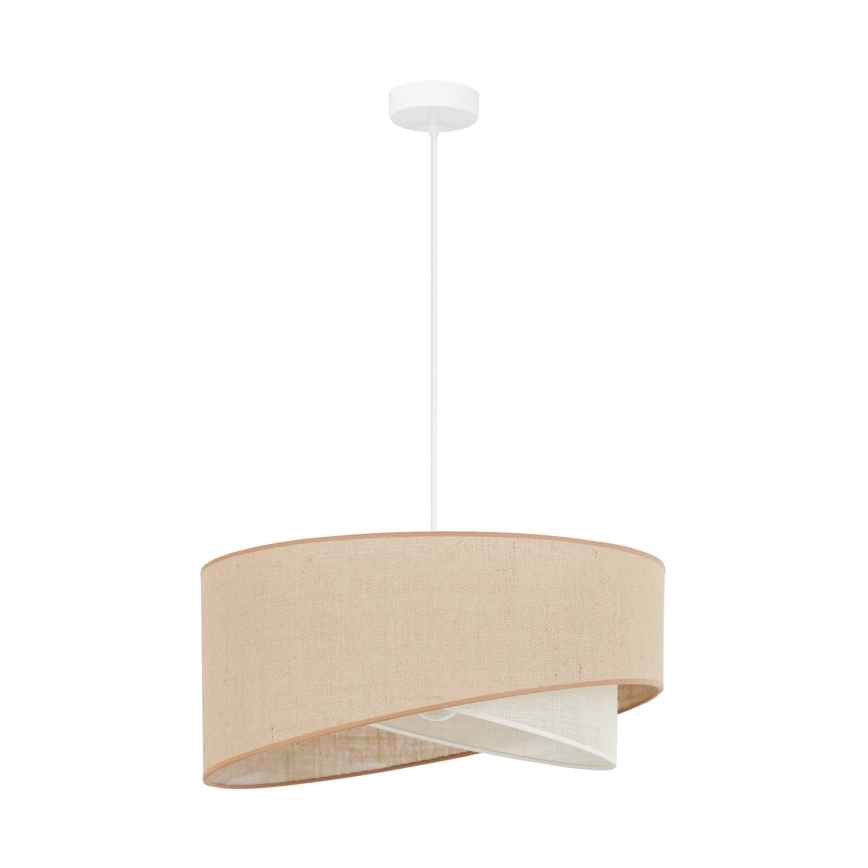 Brilagi - LED Lustr na lanku LYRA 1xE27/15W/230V béžová/krémová