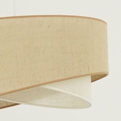 Brilagi - LED Lustr na lanku LYRA 1xE27/15W/230V béžová/krémová
