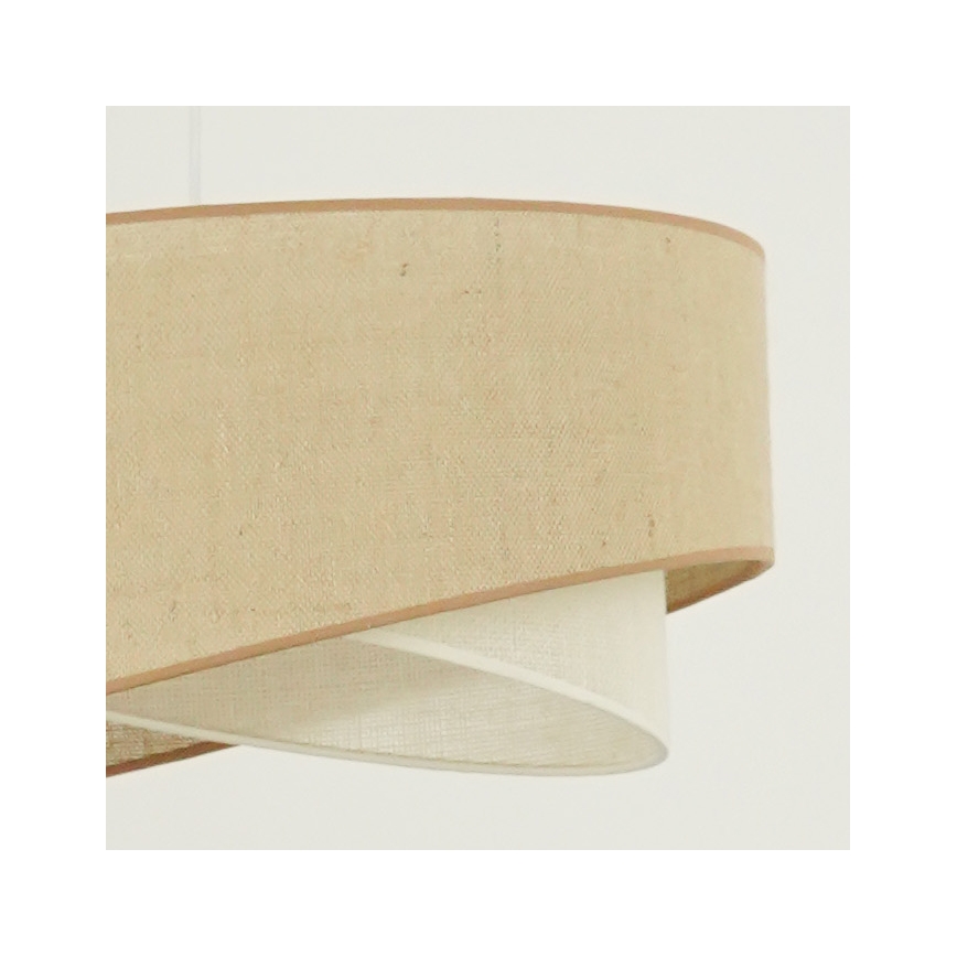 Brilagi - LED Lustr na lanku LYRA 1xE27/15W/230V béžová/krémová