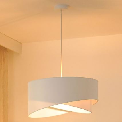 Brilagi - LED Lustr na lanku LYRA 1xE27/15W/230V bílá