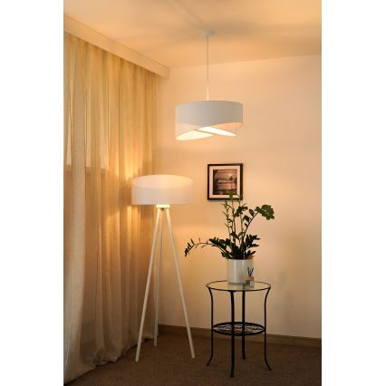 Brilagi - LED Lustr na lanku LYRA 1xE27/15W/230V bílá