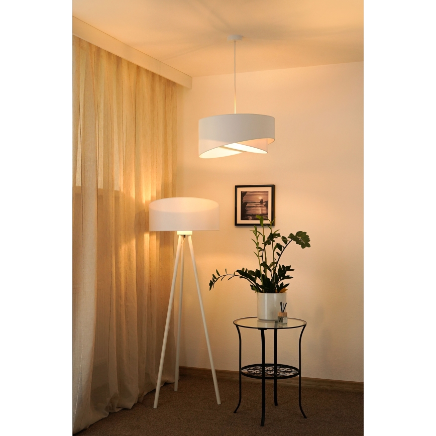Brilagi - LED Lustr na lanku LYRA 1xE27/15W/230V bílá