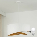 Brilagi - LED Lustr na lanku LYRA 1xE27/15W/230V bílá/zlatá