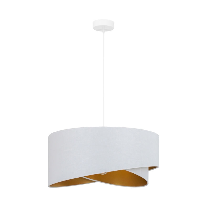 Brilagi - LED Lustr na lanku LYRA 1xE27/15W/230V bílá/zlatá