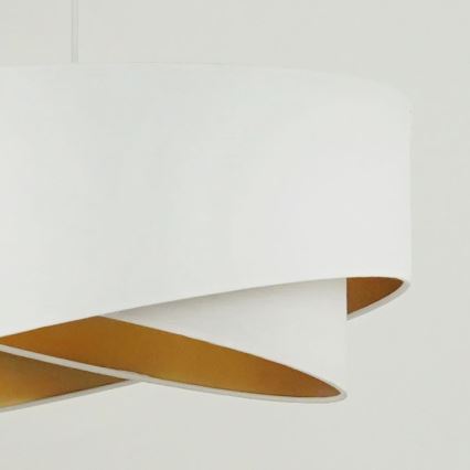 Brilagi - LED Lustr na lanku LYRA 1xE27/15W/230V bílá/zlatá