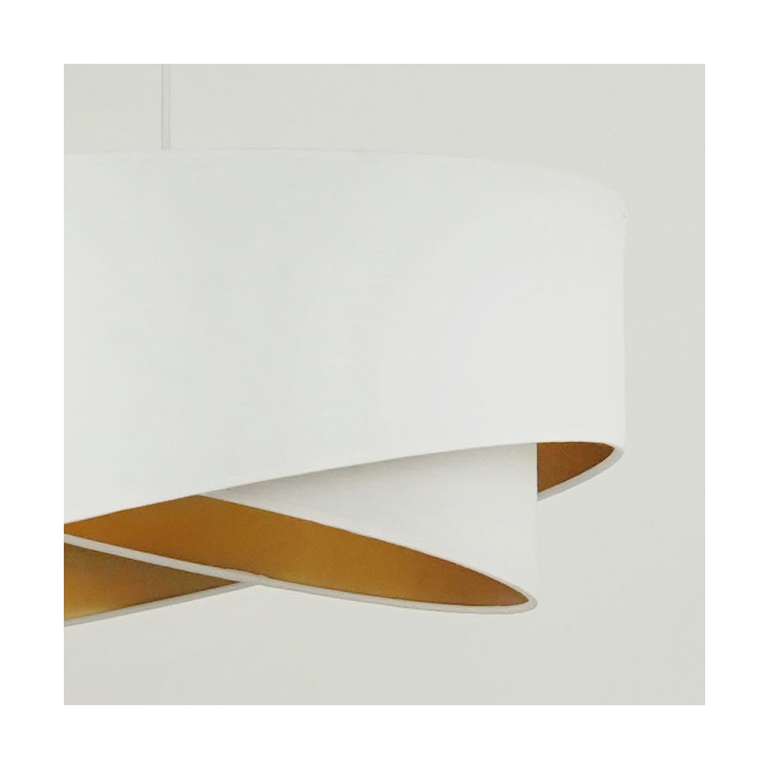 Brilagi - LED Lustr na lanku LYRA 1xE27/15W/230V bílá/zlatá