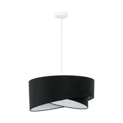 Brilagi - LED Lustr na lanku LYRA 1xE27/15W/230V černá/bílá