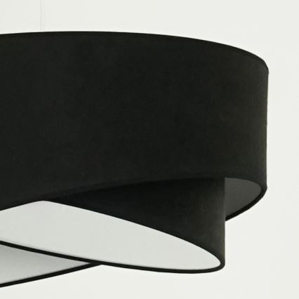 Brilagi - LED Lustr na lanku LYRA 1xE27/15W/230V černá/bílá