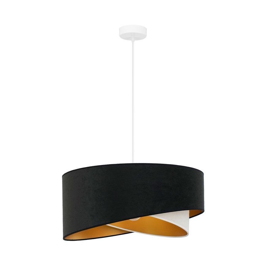 Brilagi - LED Lustr na lanku LYRA 1xE27/15W/230V černá/krémová/zlatá