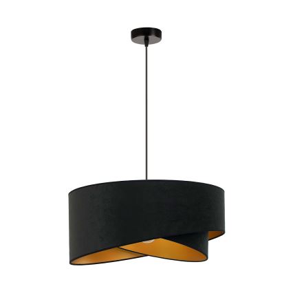 Brilagi - LED Lustr na lanku LYRA 1xE27/15W/230V černá/zlatá