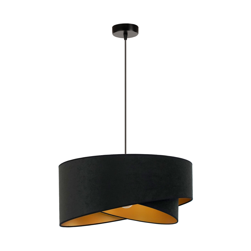 Brilagi - LED Lustr na lanku LYRA 1xE27/15W/230V černá/zlatá