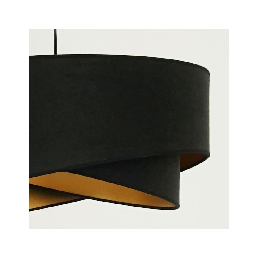 Brilagi - LED Lustr na lanku LYRA 1xE27/15W/230V černá/zlatá