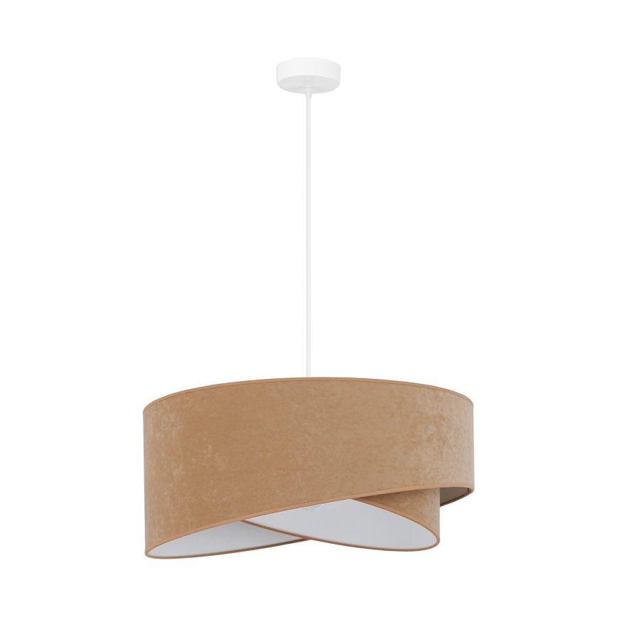 Brilagi - LED Lustr na lanku LYRA 1xE27/15W/230V hnědá/bílá