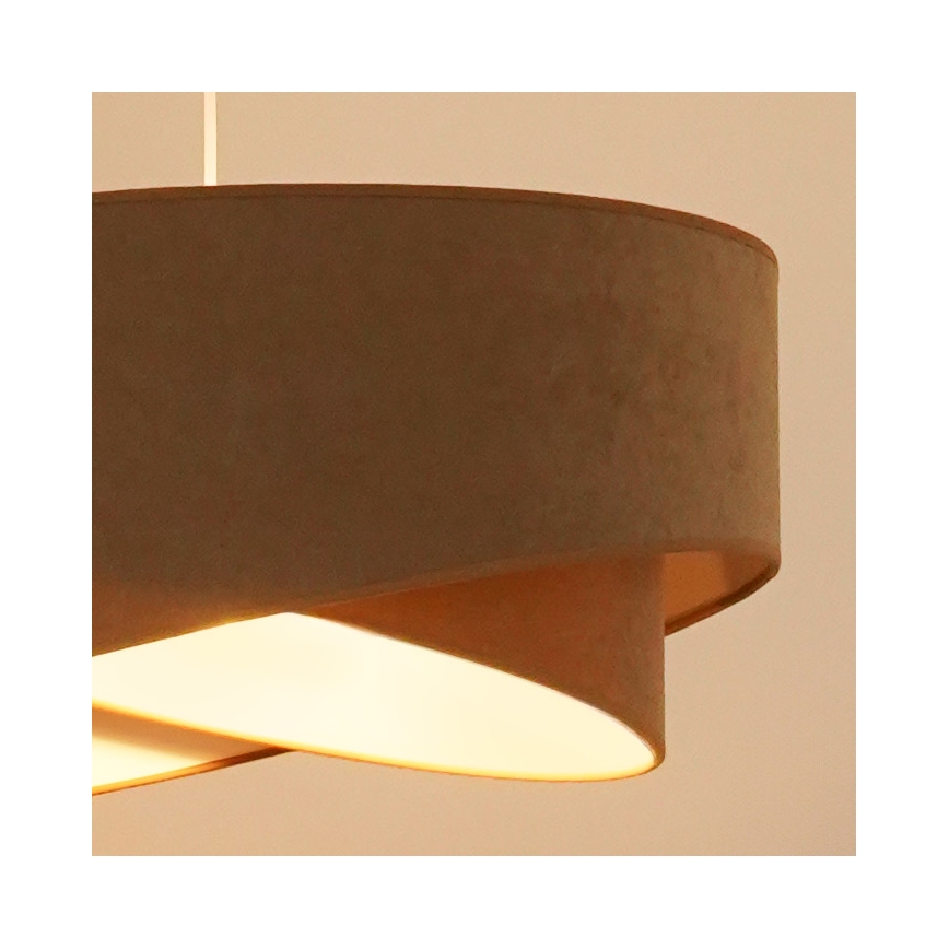 Brilagi - LED Lustr na lanku LYRA 1xE27/15W/230V hnědá/bílá