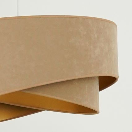 Brilagi - LED Lustr na lanku LYRA 1xE27/15W/230V hnědá/zlatá