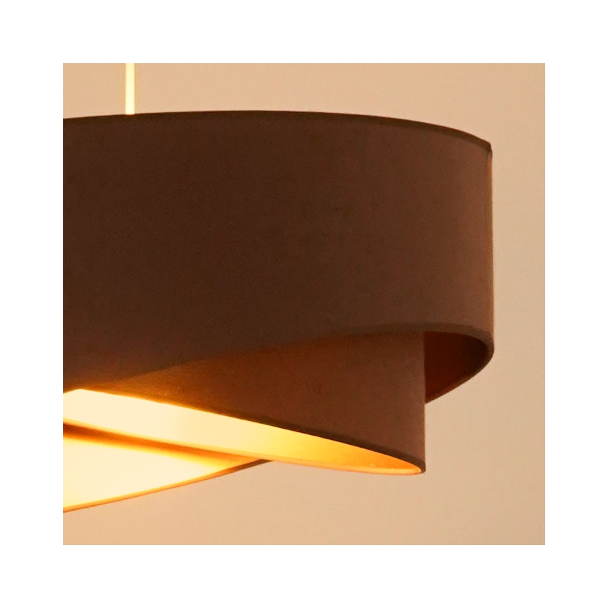 Brilagi - LED Lustr na lanku LYRA 1xE27/15W/230V hnědá/zlatá
