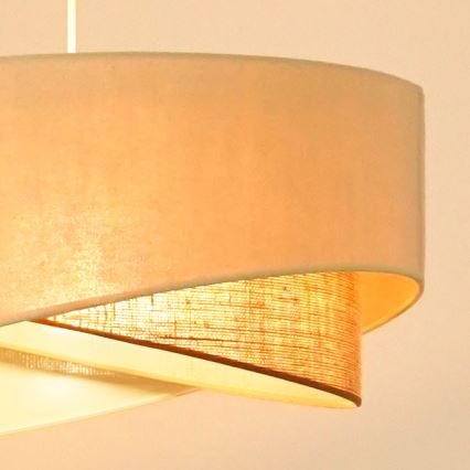 Brilagi - LED Lustr na lanku LYRA 1xE27/15W/230V krémová/béžová
