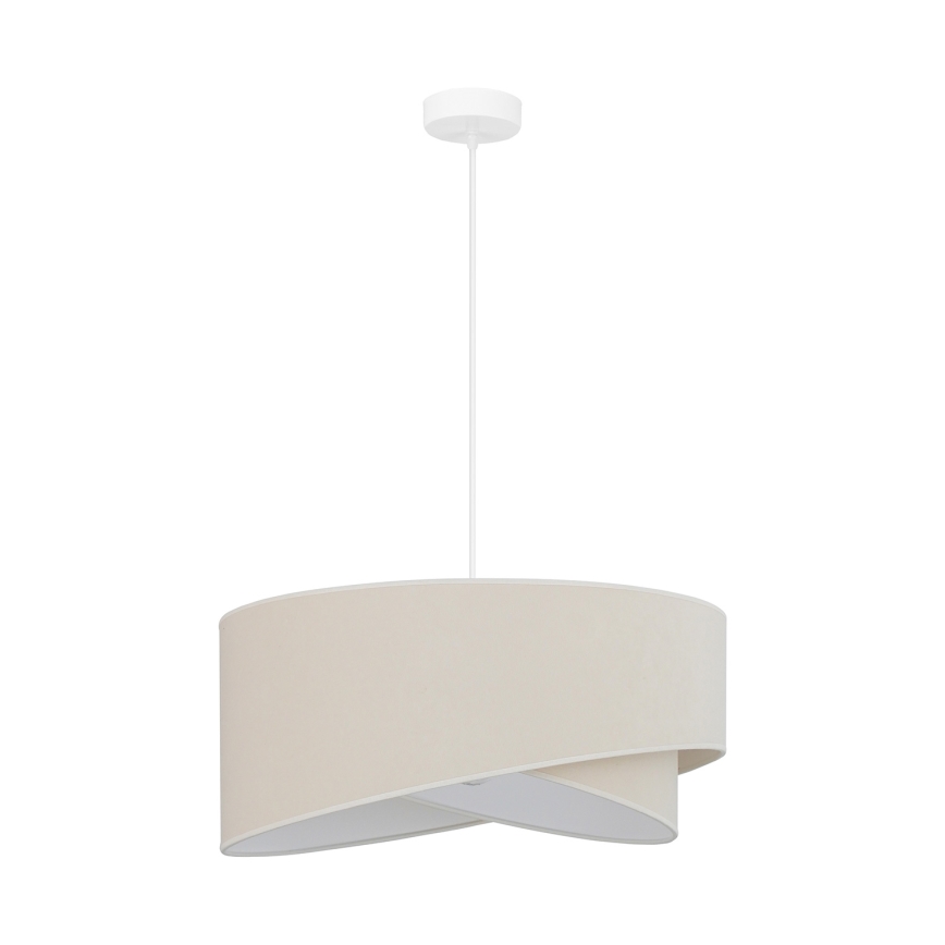 Brilagi - LED Lustr na lanku LYRA 1xE27/15W/230V krémová/bílá