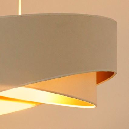 Brilagi - LED Lustr na lanku LYRA 1xE27/15W/230V krémová/bílá