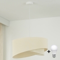 Brilagi - LED Lustr na lanku LYRA 1xE27/15W/230V krémová