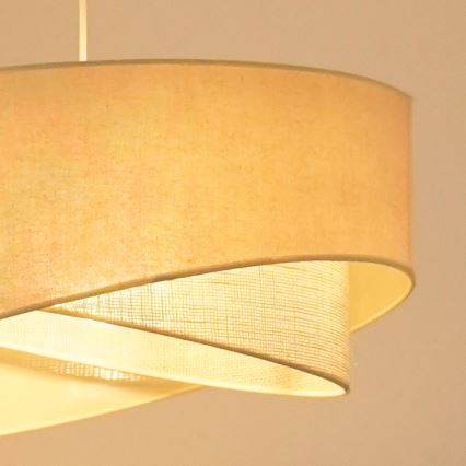 Brilagi - LED Lustr na lanku LYRA 1xE27/15W/230V krémová
