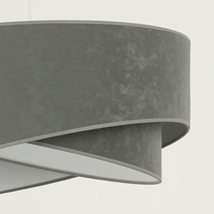 Brilagi - LED Lustr na lanku LYRA 1xE27/15W/230V šedá/bílá