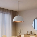 Brilagi - LED Lustr na lanku METALO 1xE27/40W/230V pr. 40 cm bílá/měděná