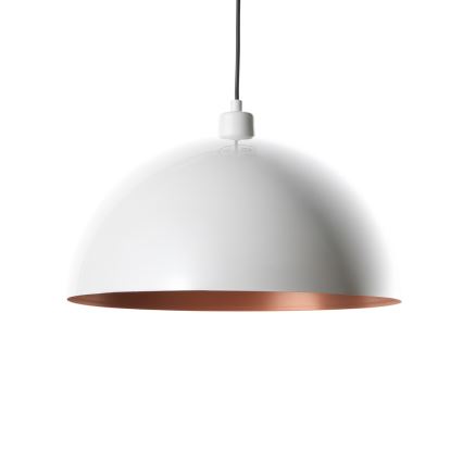 Brilagi - LED Lustr na lanku METALO 1xE27/40W/230V pr. 40 cm bílá/měděná