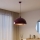 Brilagi - LED Lustr na lanku METALO 1xE27/40W/230V pr. 40 cm burgundy/měděná